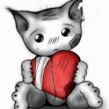 Схема вышивки «котенок»