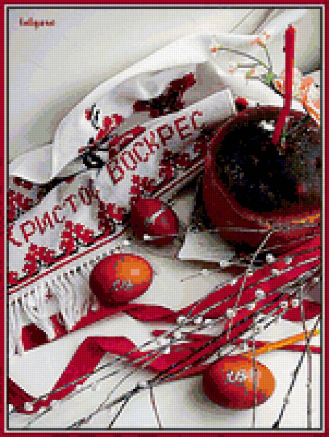 пасха - натюрморт, пасха - предпросмотр