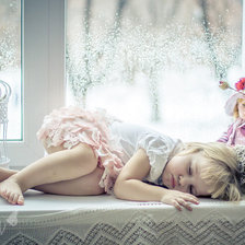 Схема вышивки «малыш спит»