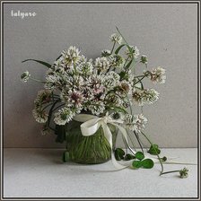 Схема вышивки «клевер»