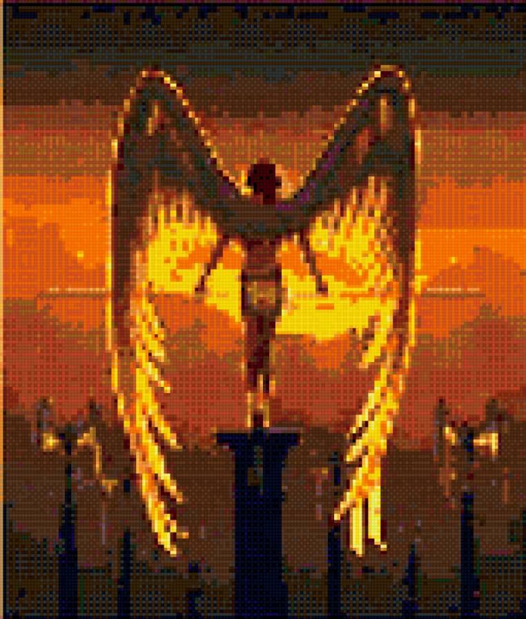 Ангел - крылья, ангел - предпросмотр