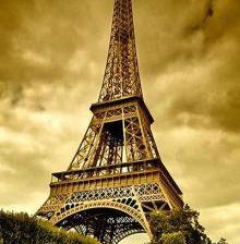 Схема вышивки «Париж Эйфель»