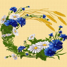 Схема вышивки «ВЕНОК»