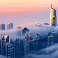 Схема вышивки «городской пейзаж»