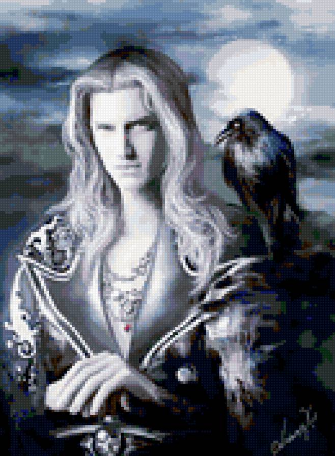 с вороном - предпросмотр