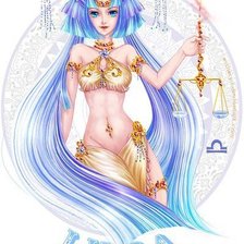 Схема вышивки «Весы»