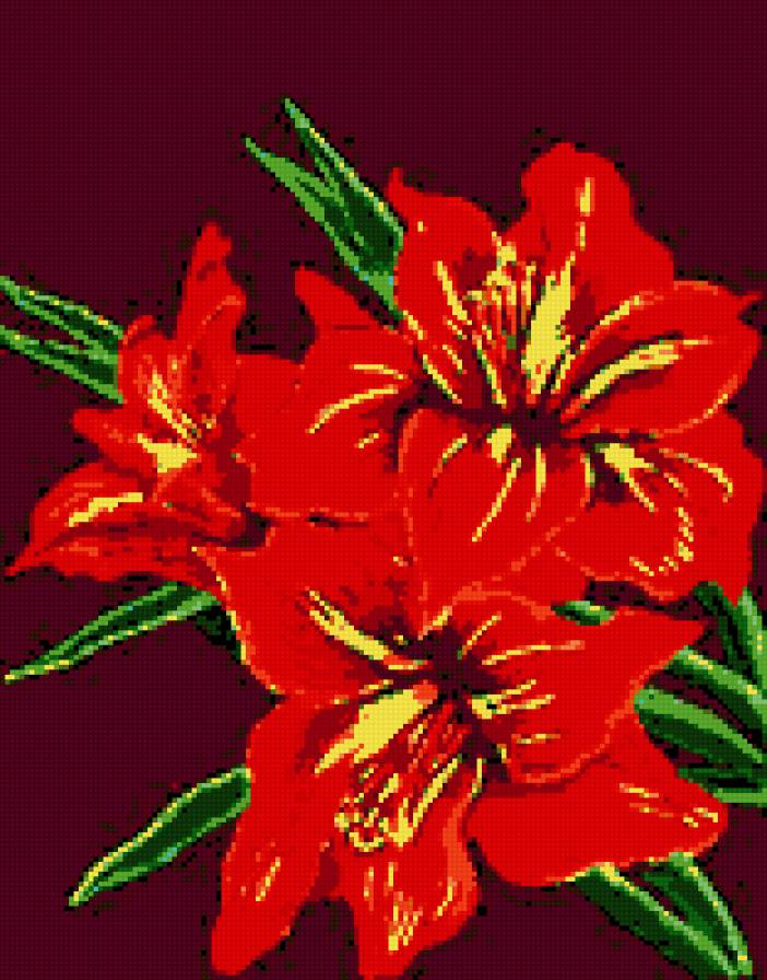 красная лилия - красная лилия - предпросмотр