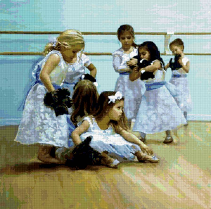 Болит моя ношка. - детям, детское, балерины - предпросмотр