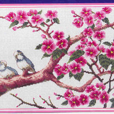 Схема вышивки «сакура»