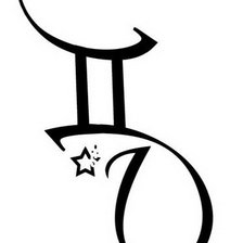 Схема вышивки «Близнецы»