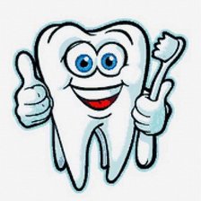 Схема вышивки «зуб»