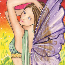 Схема вышивки «фея»