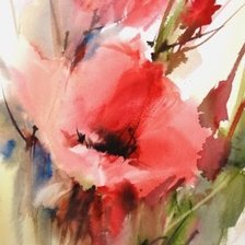 Схема вышивки «акварель»