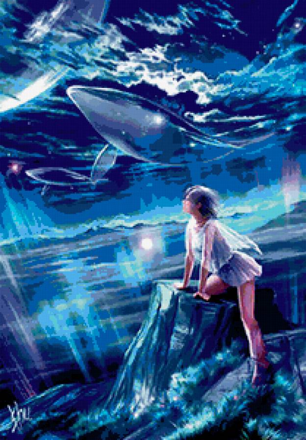 мечта о море - рыбы, вода, море, люди - предпросмотр