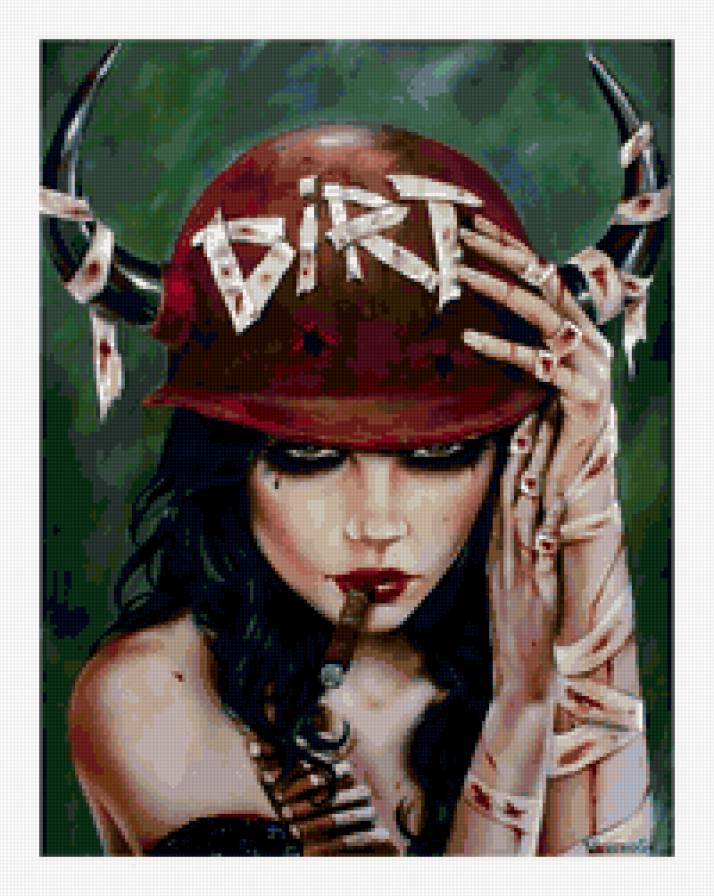 brian M viveros - виверос, курение, девушка, мистика - предпросмотр