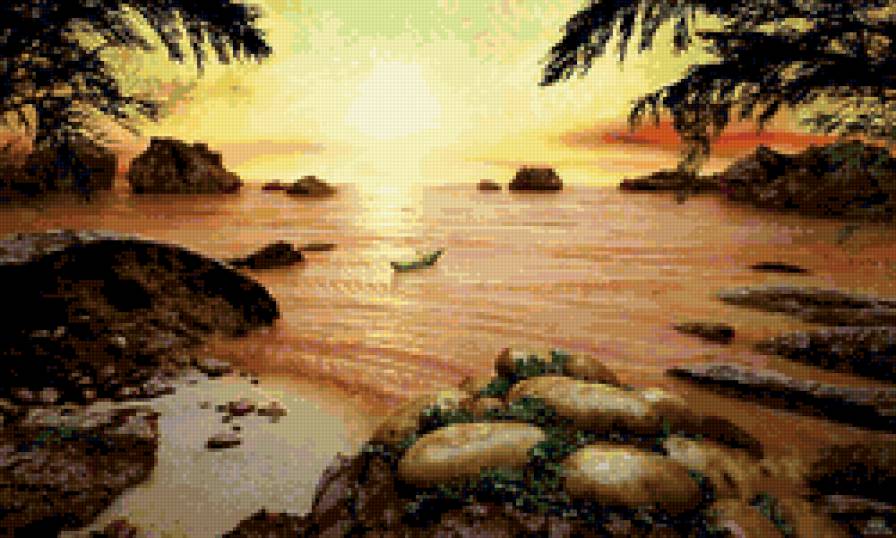 Пляж - море, пейзаж, пляж - предпросмотр