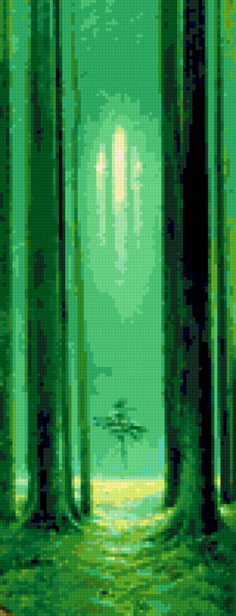 Лесная готика - васильев, лес, картины, готика - предпросмотр