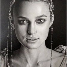 Схема вышивки «девушка»