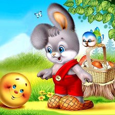 Схема вышивки «Колобок»