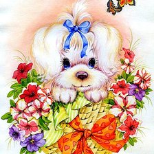 Схема вышивки «Очаровашка»