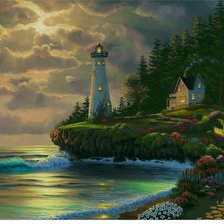 Схема вышивки «Маяк»