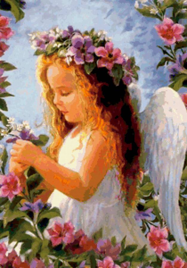 девочка ангел - девочка, дети, ангел - предпросмотр