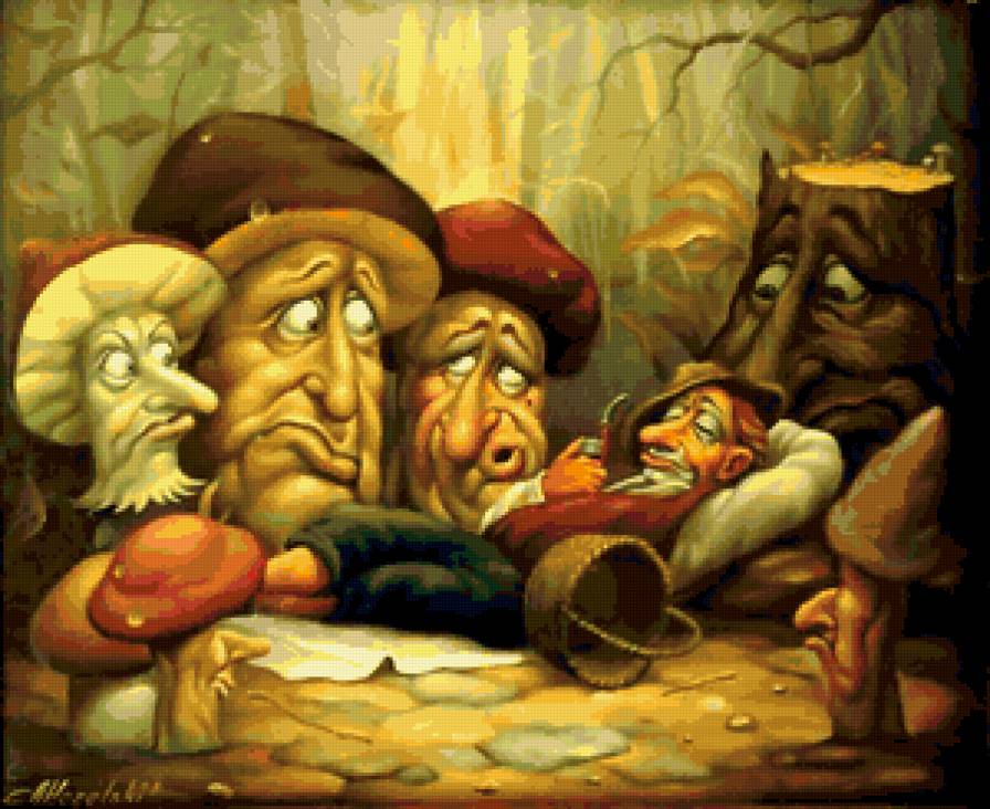 Анатолий Козельский. - мужчина, люди, шаржи - предпросмотр