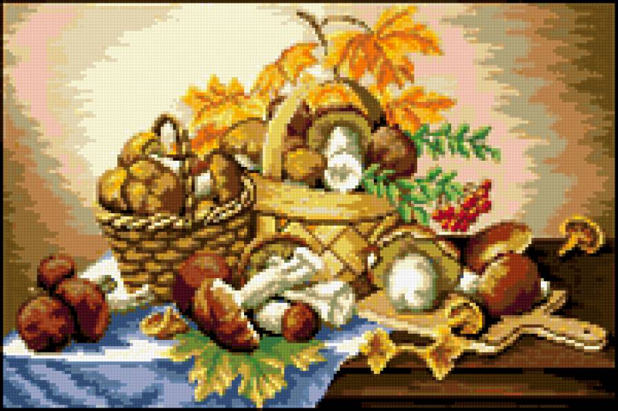 Лесные дары - грибы, природа - предпросмотр