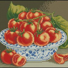 Схема вышивки «Помидорчики»