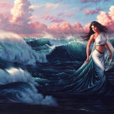 Схема вышивки «вода»