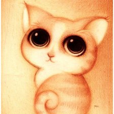 Схема вышивки «Котенок»