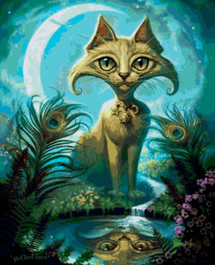 №314365 - животные, кошки, мульты, картина, сказка - предпросмотр