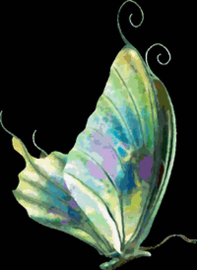 №314373 - картина, подушка, бабочка - предпросмотр