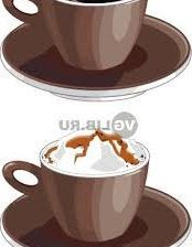 Схема вышивки «кофе»