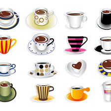 Схема вышивки «чашка»