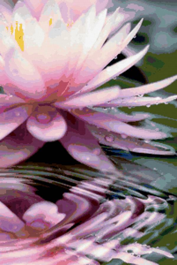 №314407 - цветы, картина, вода - предпросмотр