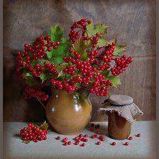 Схема вышивки «калина»