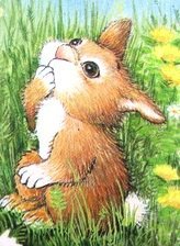 Схема вышивки «Зайчонок»