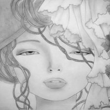 Схема вышивки «Girl»