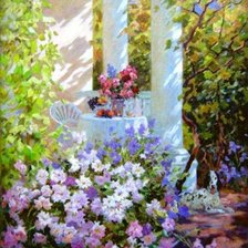 Схема вышивки «южный полдень»