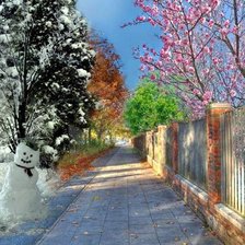 Схема вышивки «Времена года»