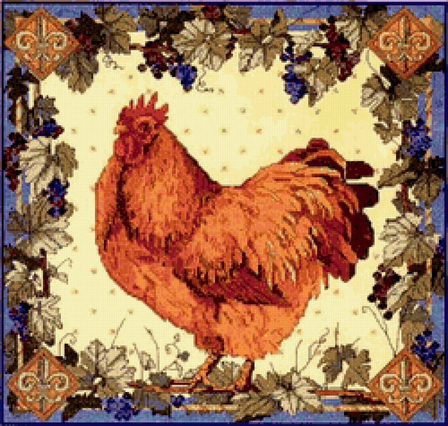 Курочка - для кухни, винтаж - предпросмотр