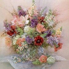 Схема вышивки «Жаркий Август»