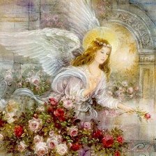 Схема вышивки «Ангел»