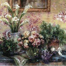 Схема вышивки «Цветочная фантазия»