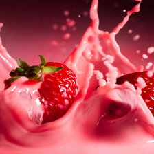 клубника со сливками