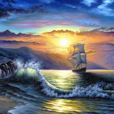 Схема вышивки «картина»