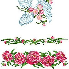 Схема вышивки «Для свадебного рушника»