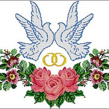 Схема вышивки «Для свадебного рушника»