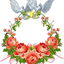 Схема вышивки «Для свадебного рушника»